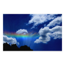 Heavens rainbow custom stationery