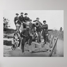 Heavy Artillery in Fort Totten: 1865 Posters