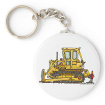 Heavy Duty Bulldozer Dirt Mover Construction Key C Key Chains