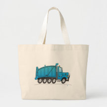 Heavy Duty Dump Truck Blue Canvas Bags