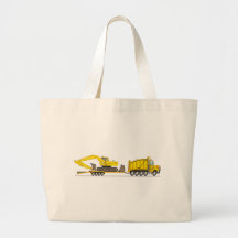 Heavy Duty Dump Truck Crane Tote Bags