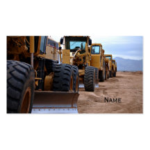Heavy Equipment Business Card