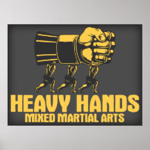 Heavy Hands MMA Posters