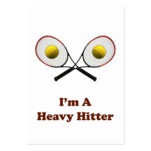 Heavy Hitter Tennis Business Cards