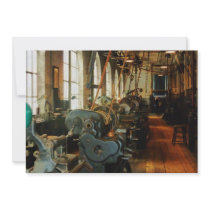 Heavy Machine Shop Invitations