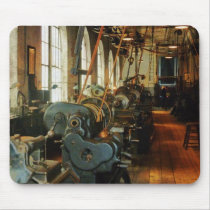 Heavy Machine Shop Mouse Pads