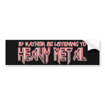 Heavy Metal Bumper Stickers