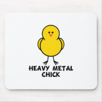 Heavy Metal Chick Mouse Mats