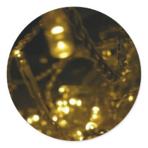 Heavy Metal Christmas Round Sticker