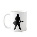 heavy metal guitar player mug