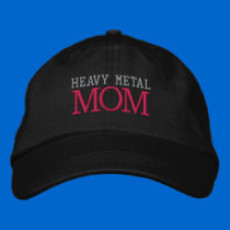 HEAVY METAL  MOM embroidered hats