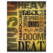 Heavy Metal Party Full Color Flyer