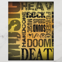 Heavy Metal Party Full Color Flyer