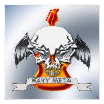 Heavy Metal Party Invitation