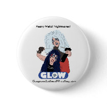 Heavy Metal Sisters Button