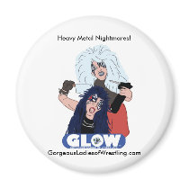 Heavy Metal Sisters Magnet