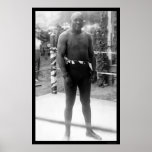 Heavyweight Boxing Champion Jack Johnson 1912 Print