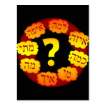 Hebrew Question Postcards
