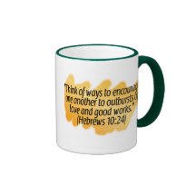 Hebrews 10:24 coffee mug