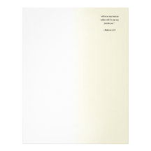 HEBREWS 13:5 CUSTOMIZED LETTERHEAD