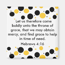 Hebrews 4:16 magnet