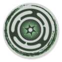 Hecate's Wheel (Green) Stickers