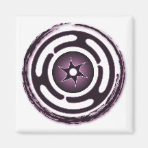 Hecate's Wheel (Purple) Magnets