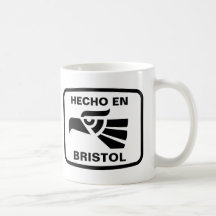 Hecho en Bristol personalizado custom personalized Coffee Mugs