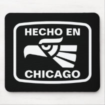 Hecho en Chicago personalizado custom personalized Mouse Pad