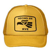 Hecho en Rye personalizado custom personalized Trucker Hat