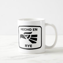 Hecho en Rye personalizado custom personalized Mug