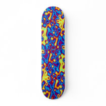 Hectic glowing circuits skate boards