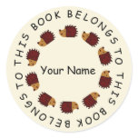 Hedgehog Back To School Sticker!