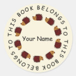 Hedgehog Back To School Sticker!