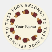 Hedgehog Back To School Sticker!