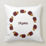 Hedgehog Crossing! Pillow