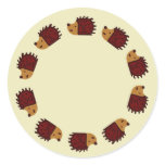 Hedgehog Crossing Stickers