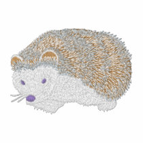 Hedgehog Embroidered Polo Shirt