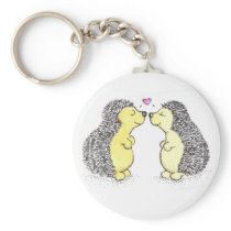 Hedgehog Love Keychains