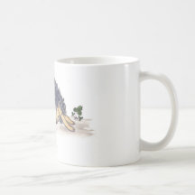 Hedgehog Yoga Downward-facing-dog Mugs