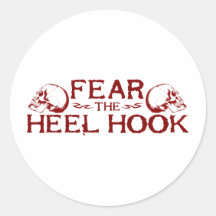 Heel Hook Round Stickers