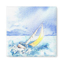 'Heeled Over' Magnet