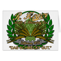 Heger Brewery cards