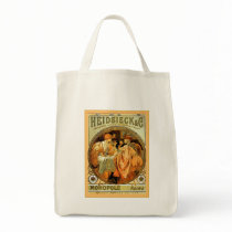 Heidsieck and Co. Vintage Mucha Champagne Tote Bags