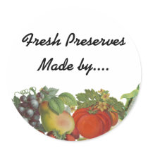 Heirloom Gardens Custom Seed or Canning Labels Sticker