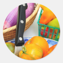 Heirloom Tomatoes And Vegetables Stickers