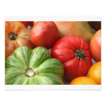 Heirloom Tomatoes Custom Invitations