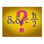 Heisenberg uncertainty principle post card