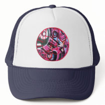 Helaine's VeniceGraffiti Mesh Hats