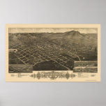 Helena, MT Panoramic Map - 1883 posters